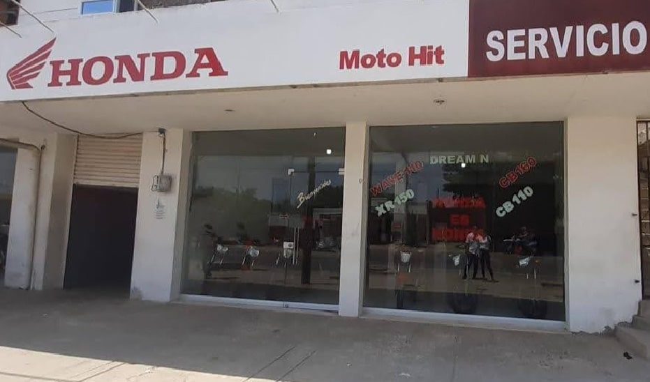 Moto Hit Honda Plato